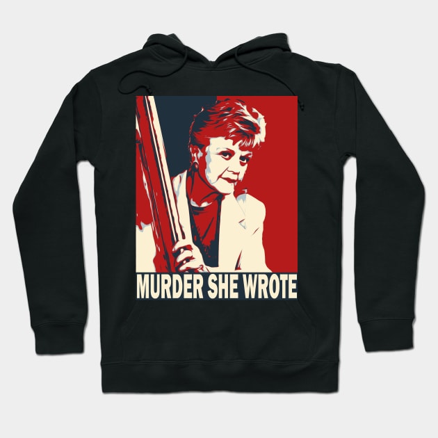 Murder She Wrote Poster Hoodie by erd's